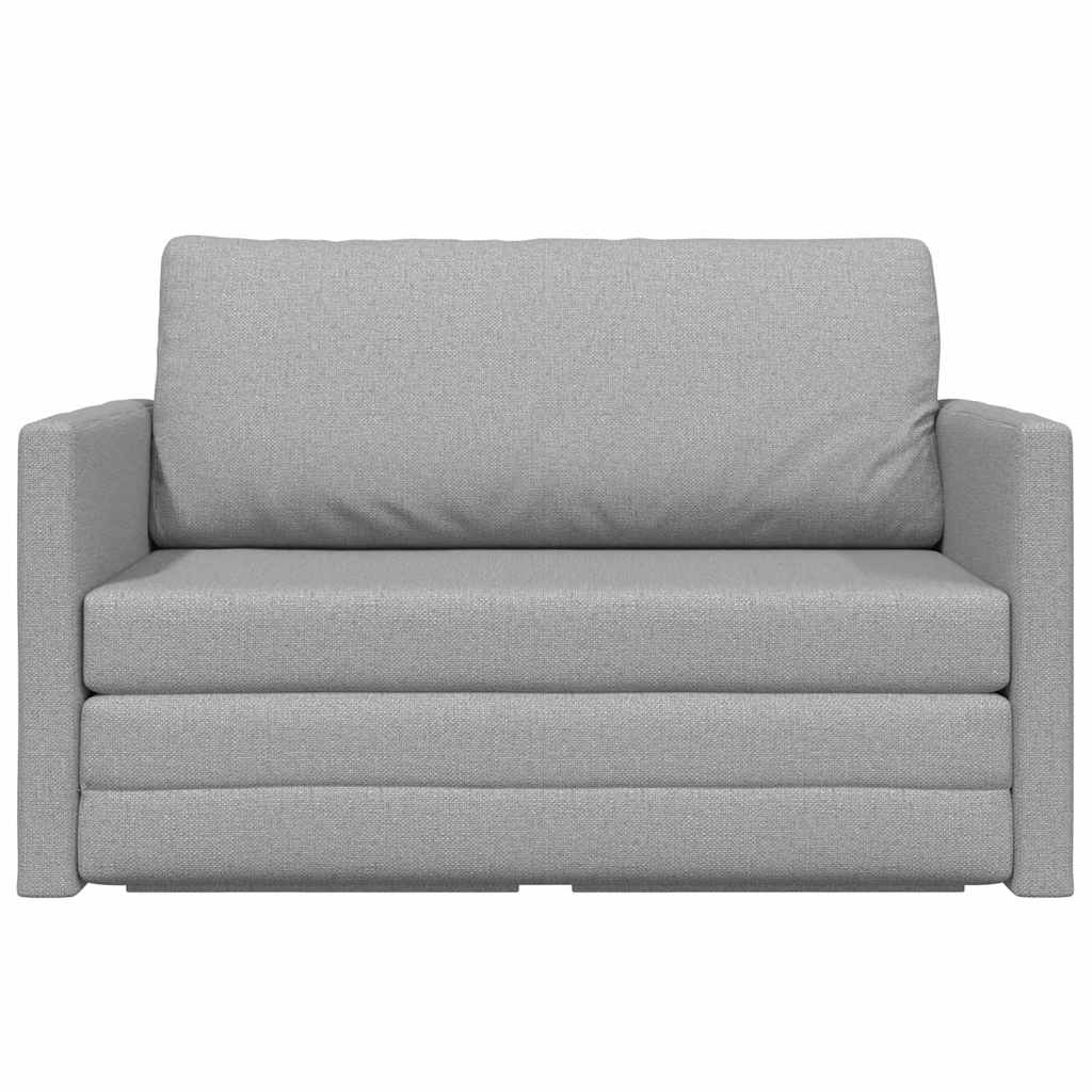 Sofa Bed Cloud grey 124 x 71 x 78 cm Fabric