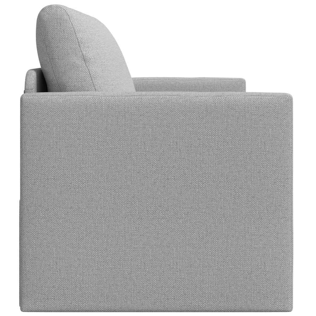 Sofa Bed Cloud grey 124 x 71 x 78 cm Fabric