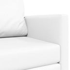 Sofa Bed White 124 x 71 x 78 cm Artificial Leather