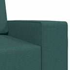 Floor Sofa Bed Dark green 245 x 78 x 77 cm Fabric