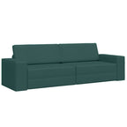Floor Sofa Bed Dark green 245 x 78 x 77 cm Fabric