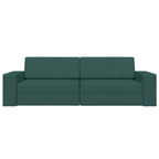 Floor Sofa Bed Dark green 245 x 78 x 77 cm Fabric