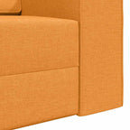 Floor Sofa Bed Dark yellow 245 x 78 x 77 cm Fabric