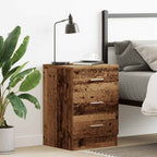 Bedside Cabinet Old Wood 38x35x55 cm Engineered Wood