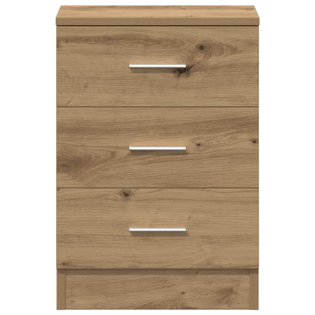 Bedside Cabinet Artisan Oak 38x35x55 cm Engineered Wood