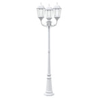 Garden Light White 61 x 53 x 235 cm Aluminium and Glass