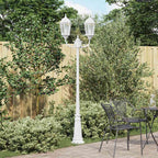 Garden Light White 68 x 20 x 235 cm Aluminium and Glass