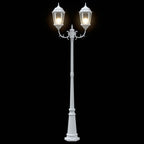 Garden Light White 68 x 20 x 235 cm Aluminium and Glass