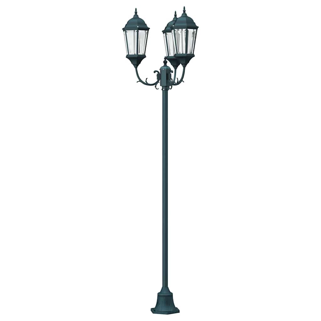 Garden Light Vintage Brushed Green 57 x 49 x 241 cm