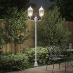 Garden Light White 68 x 20 x 235 cm Aluminium and Glass