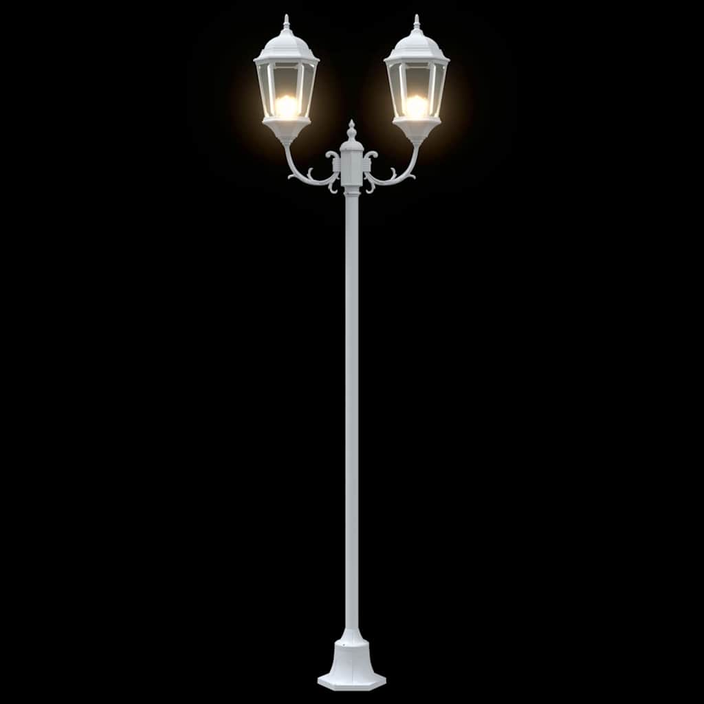 Garden Light White 68 x 20 x 235 cm Aluminium and Glass