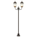 Garden Light Bronze 68 x 20 x 235 cm Aluminium and Glass