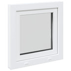 Basement Window "RISOR" 50x50 cm Tilt&Turn DIN Right White