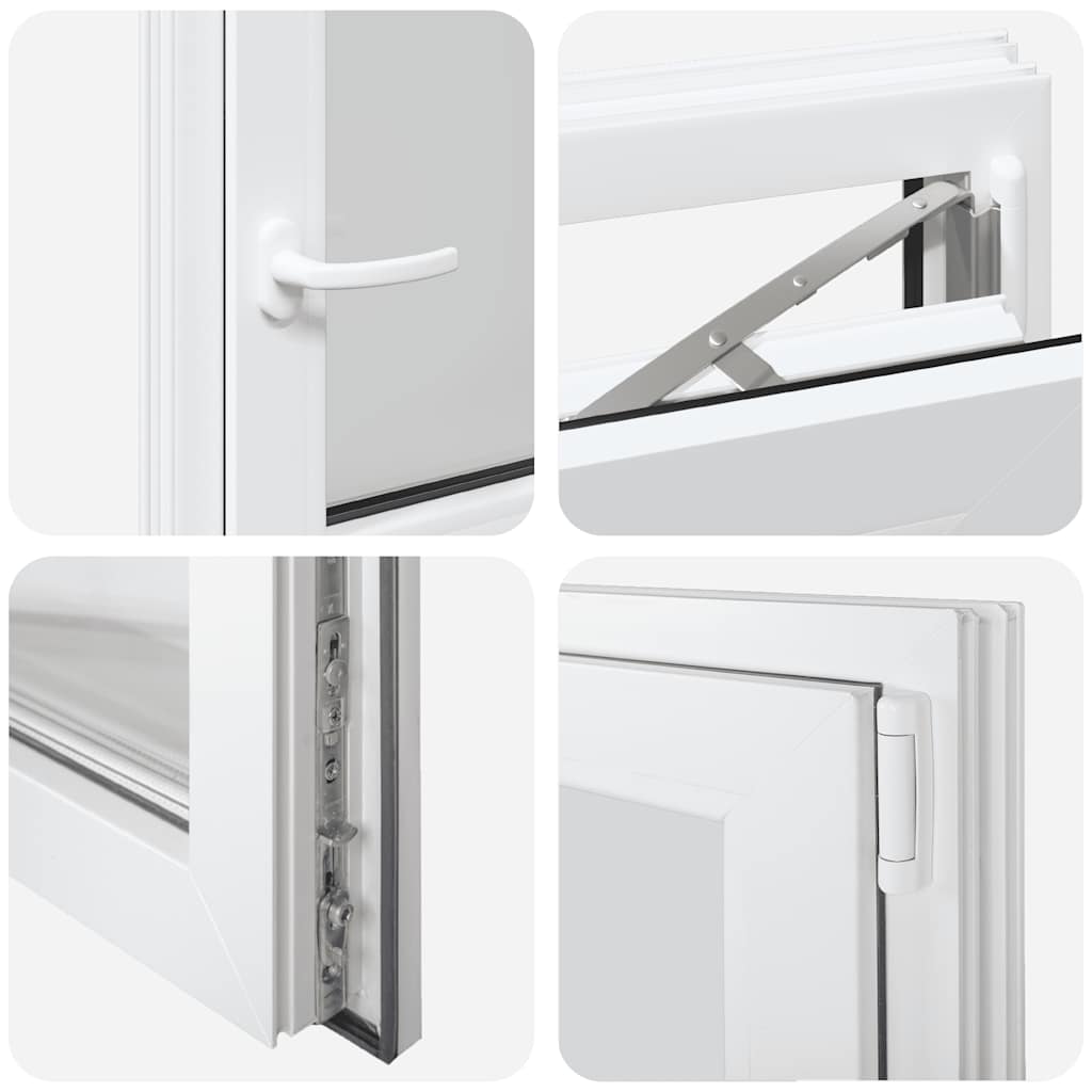 Basement Window "RISOR" 50x50 cm Tilt&Turn DIN Right White