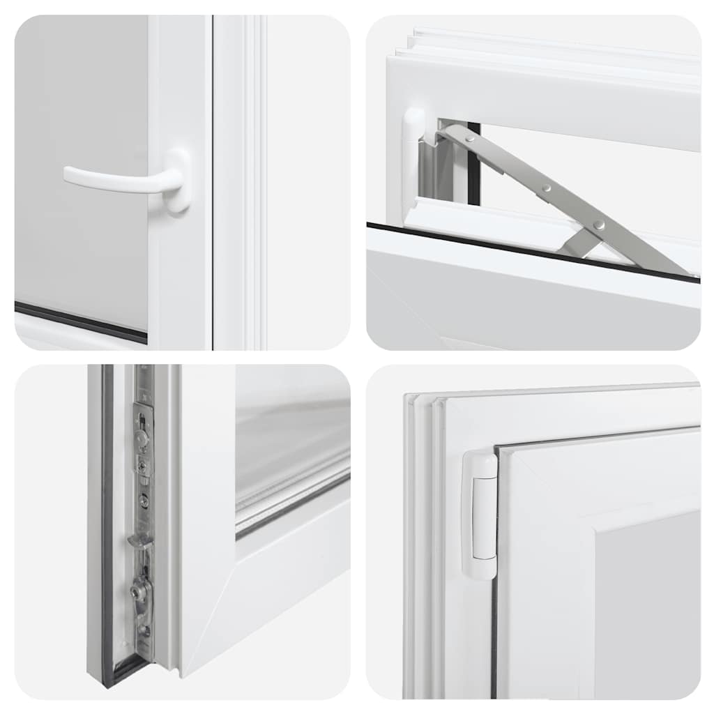 Basement Window "RISOR" 50x50 cm Tilt&Turn DIN Left White