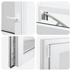 Basement Window "RISOR" 50x50 cm Tilt&Turn DIN Left White