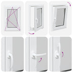 Basement Window "RISOR" 50x75 cm Tilt&Turn DIN Right White