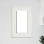 Basement Window "RISOR" 50x75 cm Tilt&Turn DIN Left White