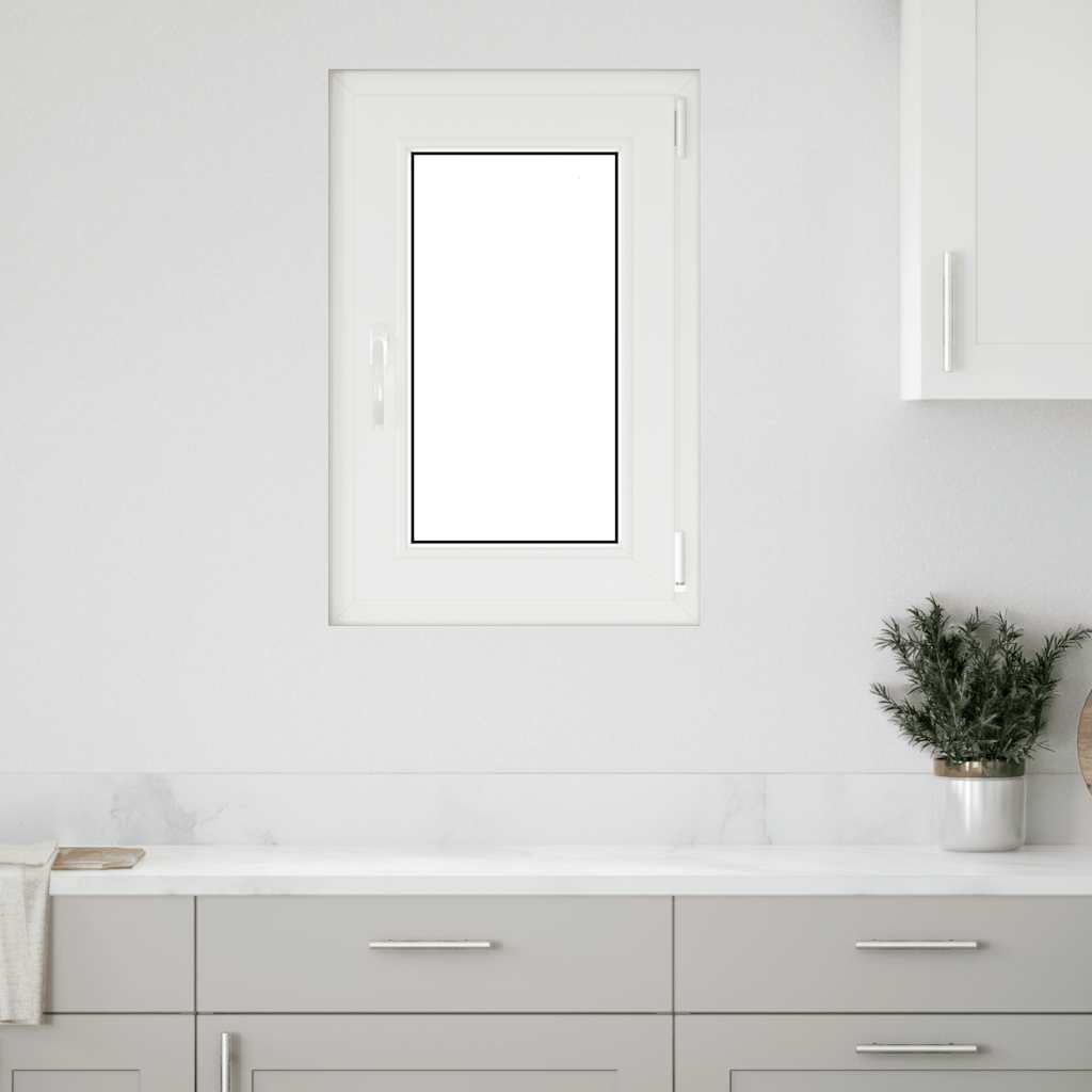 Basement Window "RISOR" 50x75 cm Tilt&Turn DIN Left White
