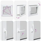 Basement Window RISOR 60x60 cm Tilt&Turn DIN Right White