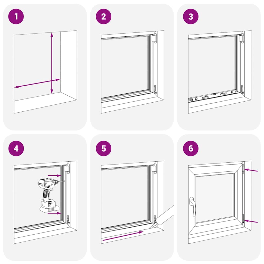 Basement Window RISOR 60x60 cm Tilt&Turn DIN Left White