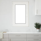 Basement Window RISOR 60x80 cm Tilt&Turn DIN Left White