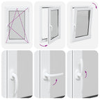 Basement Window RISOR 60x90 cm Tilt&Turn DIN Right White