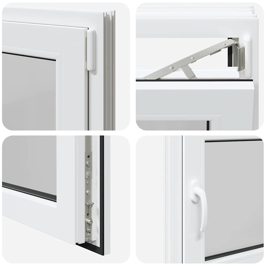 Basement Window "RISOR" 80x50 cm Tilt&Turn DIN Right White