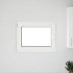 Basement Window "RISOR" 80x50 cm Tilt&Turn DIN Left White