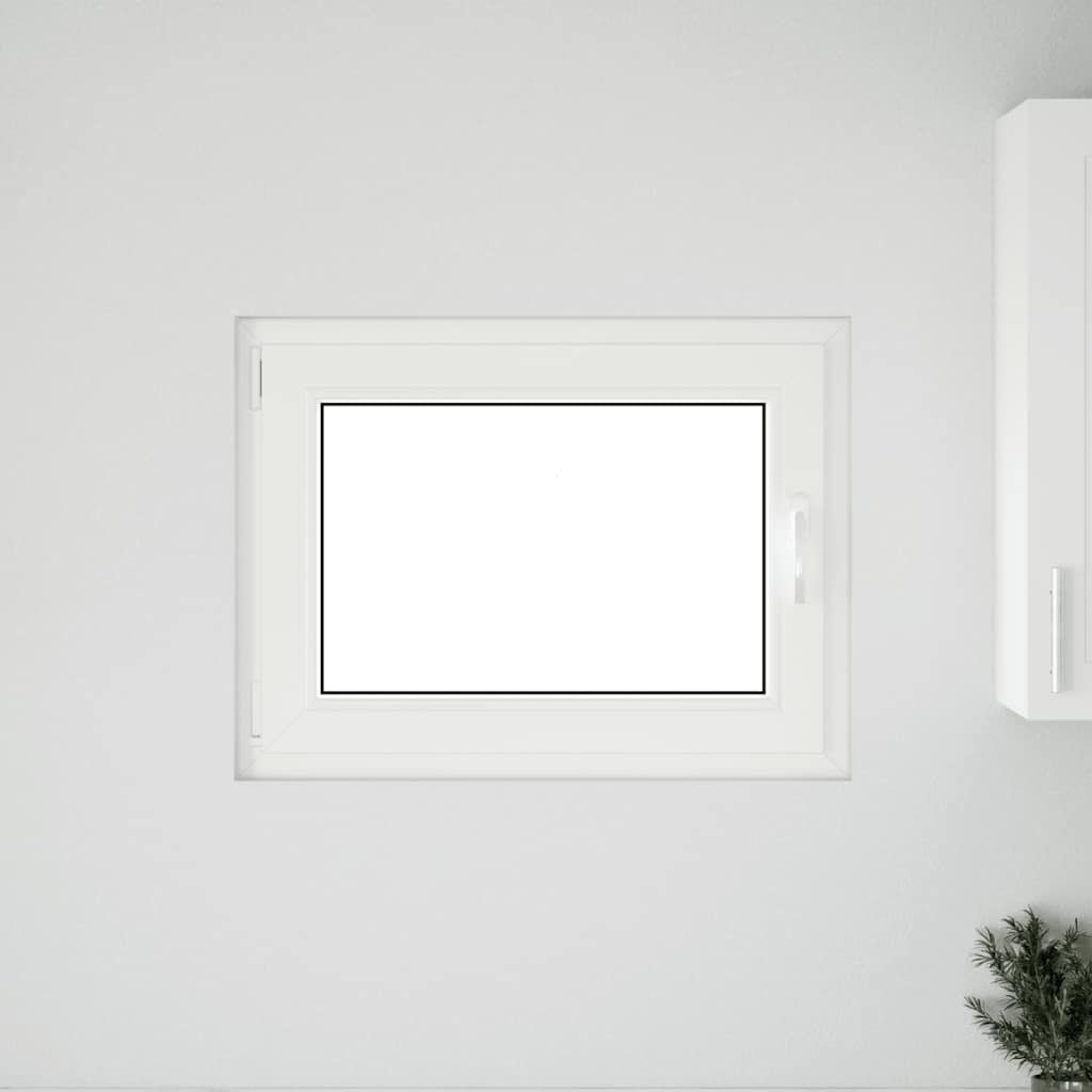 Basement Window RISOR 80x60 cm Tilt&Turn DIN Left White