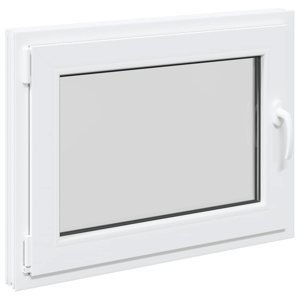 Basement Window RISOR 80x60 cm Tilt&Turn DIN Left White