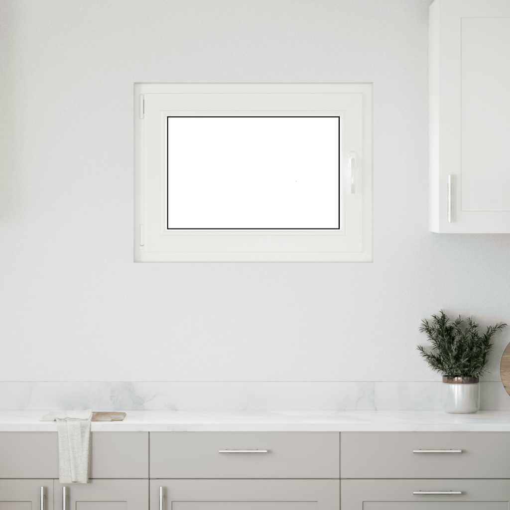 Basement Window RISOR 80x60 cm Tilt&Turn DIN Left White