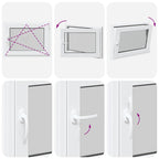 Basement Window "RISOR" 80x70 cm Tilt&Turn DIN Right White