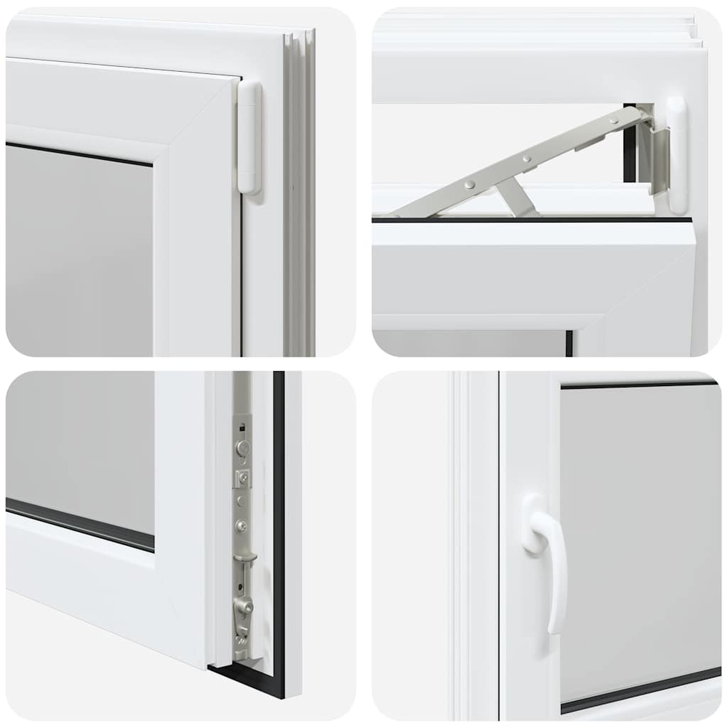 Basement Window "RISOR" 80x70 cm Tilt&Turn DIN Right White