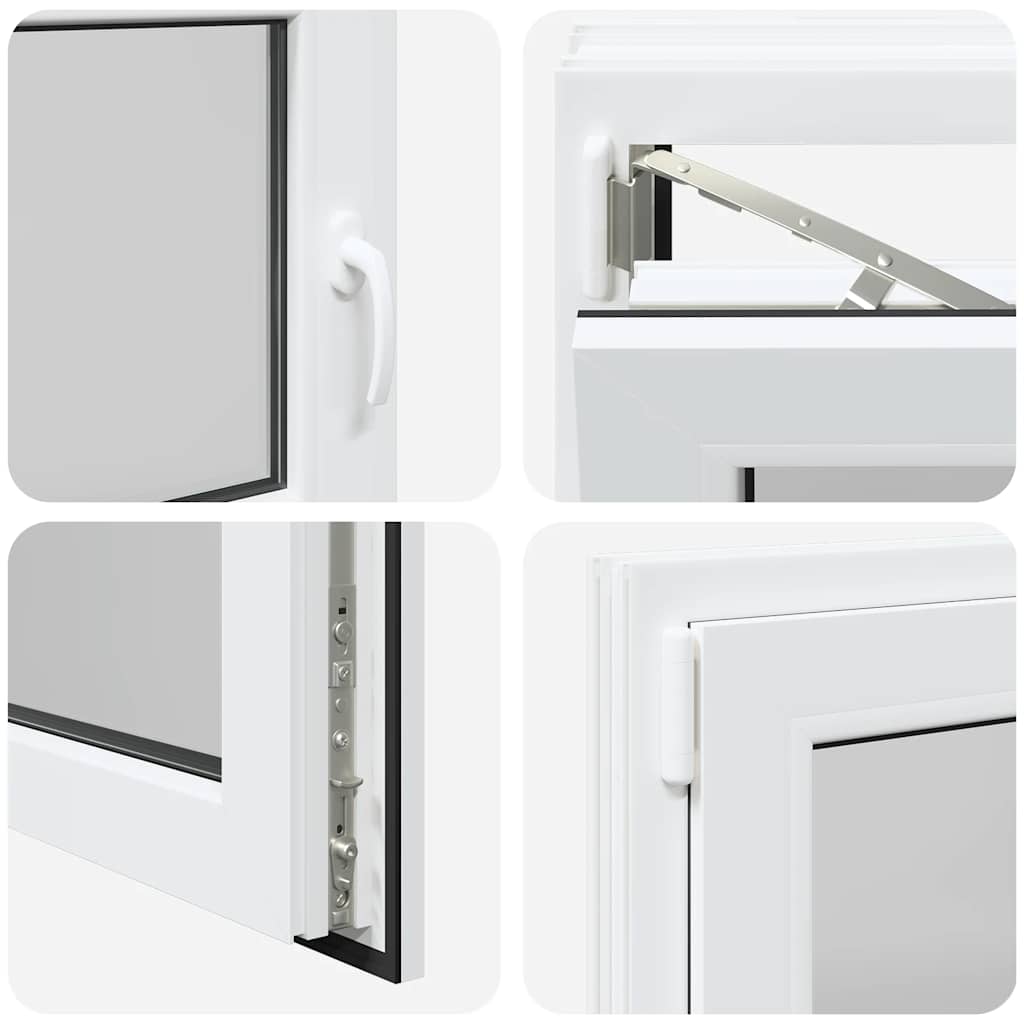 Basement Window "RISOR" 90x50 cm Tilt&Turn DIN Left White