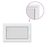 Basement Window RISOR 90x60 cm Tilt&Turn DIN Left White