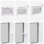 Basement Window "RISOR" 90x70 cm Tilt&Turn DIN Left White