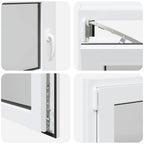 Basement Window "RISOR" 90x70 cm Tilt&Turn DIN Left White