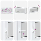 Basement Window "RISOR" 100x50 cm Tilt&Turn DIN Right White