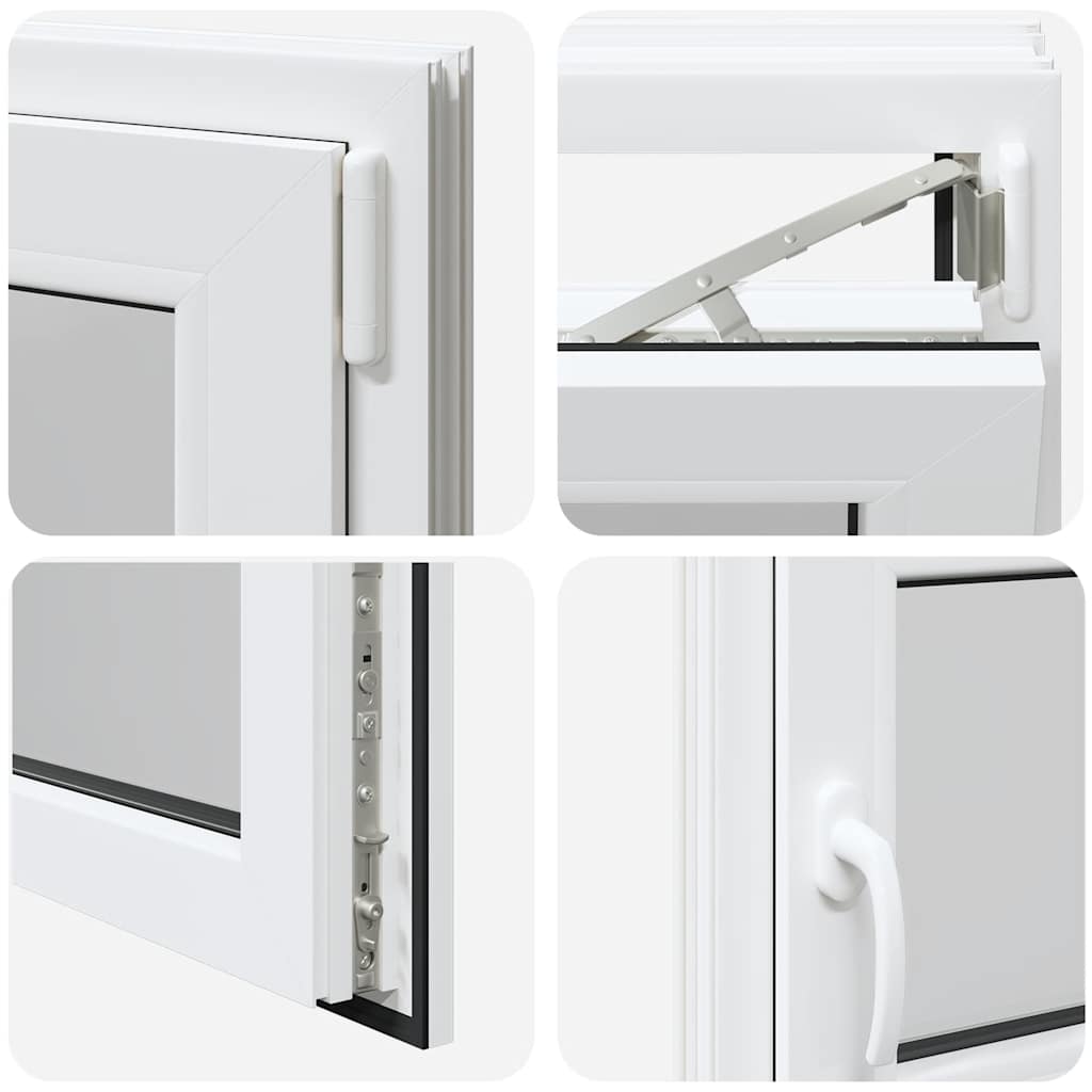 Basement Window "RISOR" 100x50 cm Tilt&Turn DIN Right White