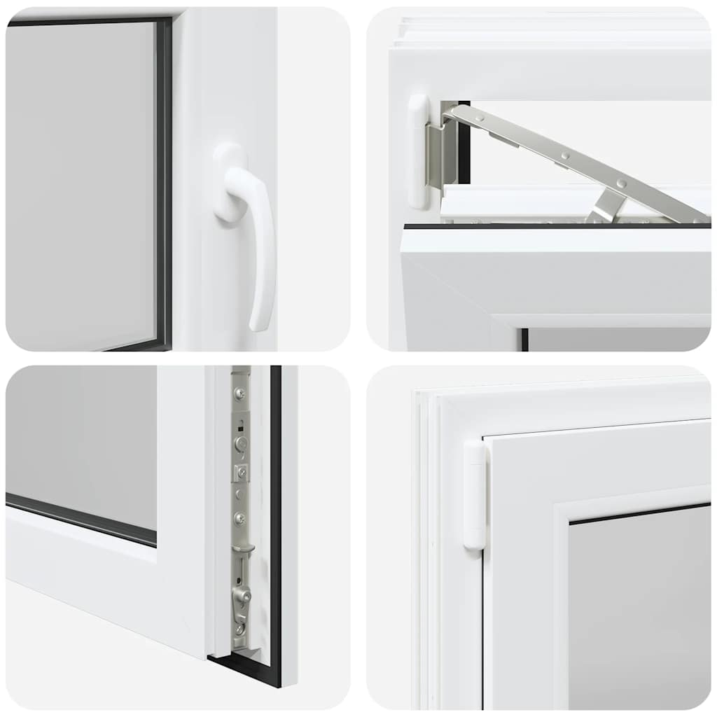 Basement Window "RISOR" 100x50 cm Tilt&Turn DIN Left White