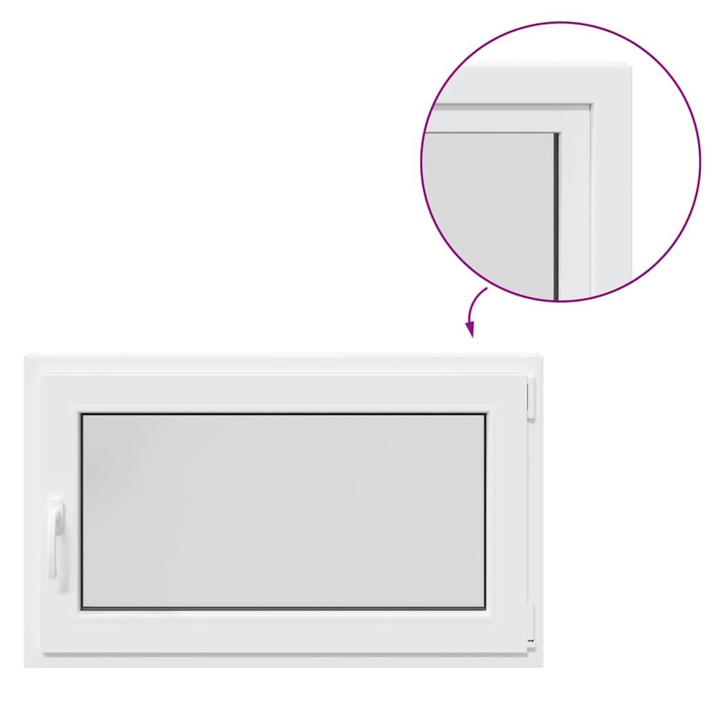 Basement Window "RISOR" 100x60 cm Tilt&Turn DIN Right White