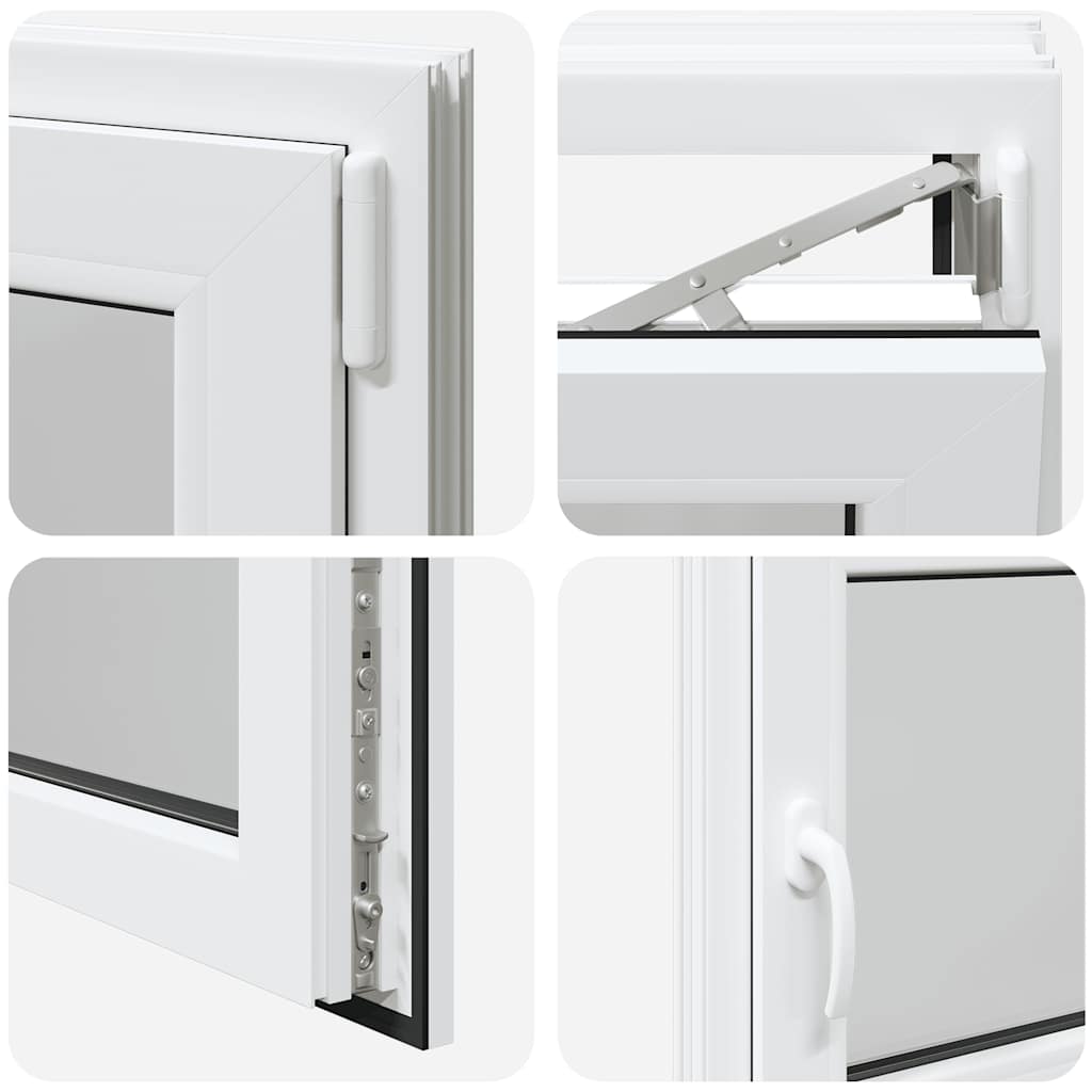 Basement Window "RISOR" 100x60 cm Tilt&Turn DIN Right White