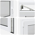 Basement Window "RISOR" 100x60 cm Tilt&Turn DIN Left White