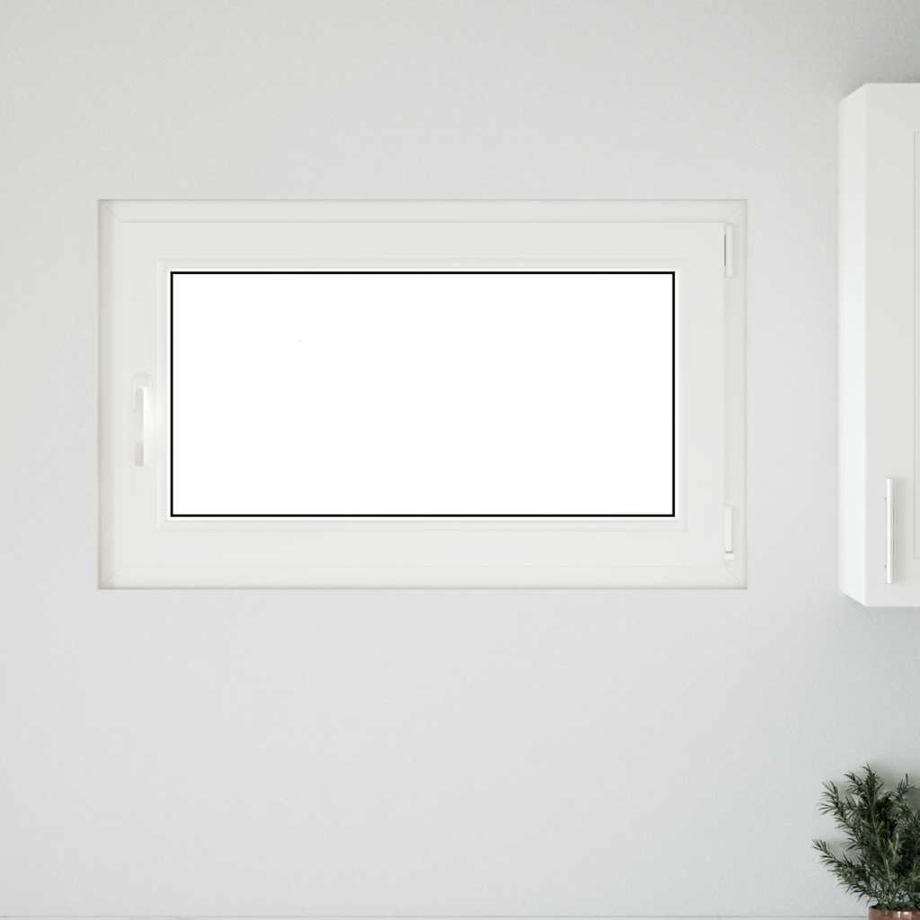 Basement Window "RISOR" 100x70 cm Tilt&Turn DIN Right White