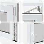 Basement Window "RISOR" 100x70 cm Tilt&Turn DIN Right White