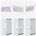 Basement Window "RISOR" 110x50 cm Tilt&Turn DIN Right White