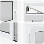 Basement Window "RISOR" 110x60 cm Tilt&Turn DIN Left White