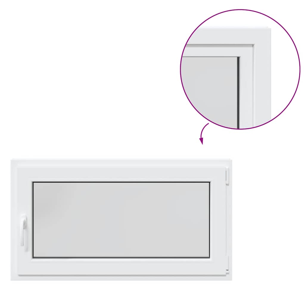 Basement Window "RISOR" 110x70 cm Tilt&Turn DIN Right White