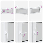 Basement Window "RISOR" 120x60 cm Tilt&Turn DIN Right White
